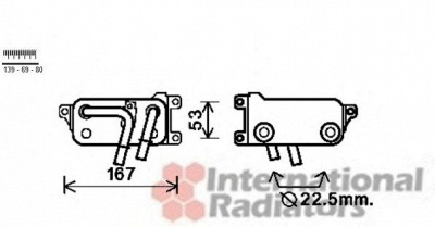 VAN WEZEL 06003401 -  Масляный радиатор, автоматическая коробка передач